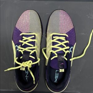 Nike Purple and Green Athletic Shoes. Nike metcon amp